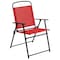 Flash Furniture 6 PC Red Umbrella Table Set with Folding Chairs GM-202012-RD-GG - alternate 9